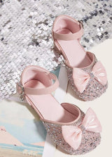 Pink Bow Embellished Dainty Bellies