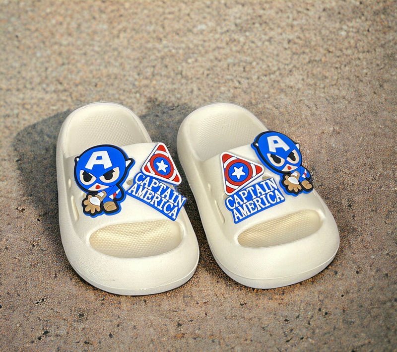 White Captain America sliders