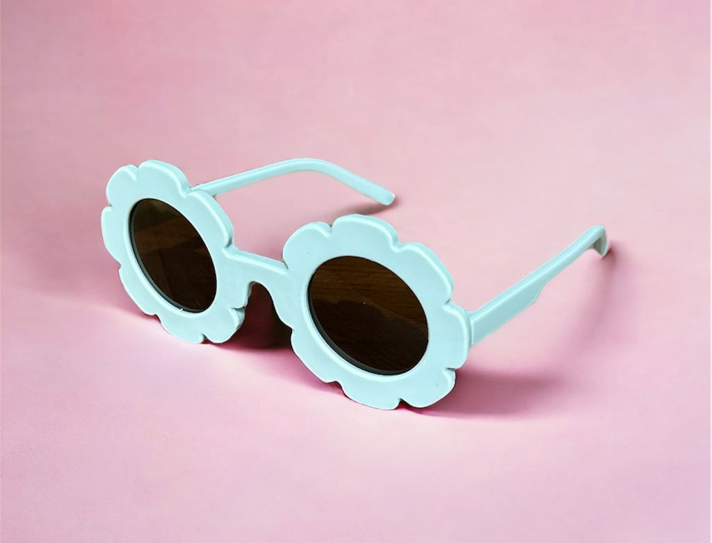 Flower sunglasses - blue