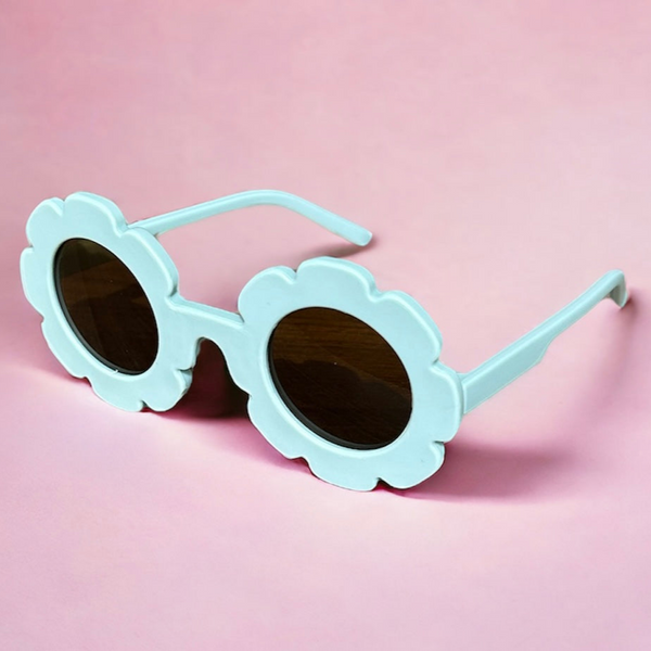 Flower sunglasses - blue