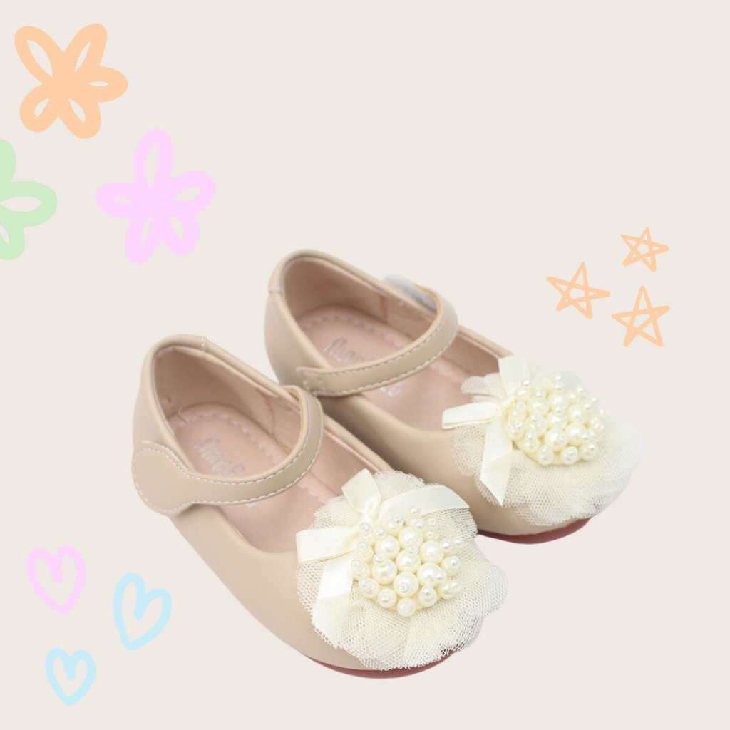 PEARL FLOWER BEIGE BELLIES