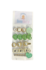 Green clips set