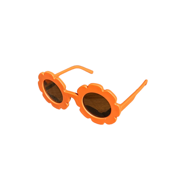 Flower sunglasses - orange