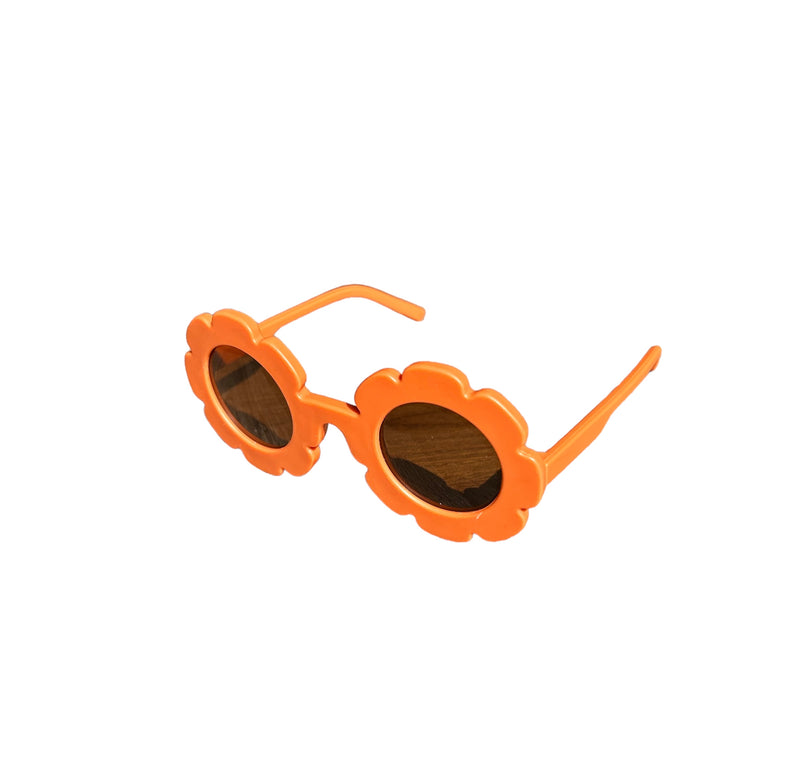 Flower sunglasses - orange