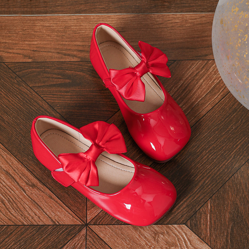 Red Satin Bow Adorned Bellies