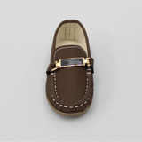 BROWN SLIP ON LOAFERS