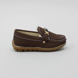 BROWN SLIP ON LOAFERS