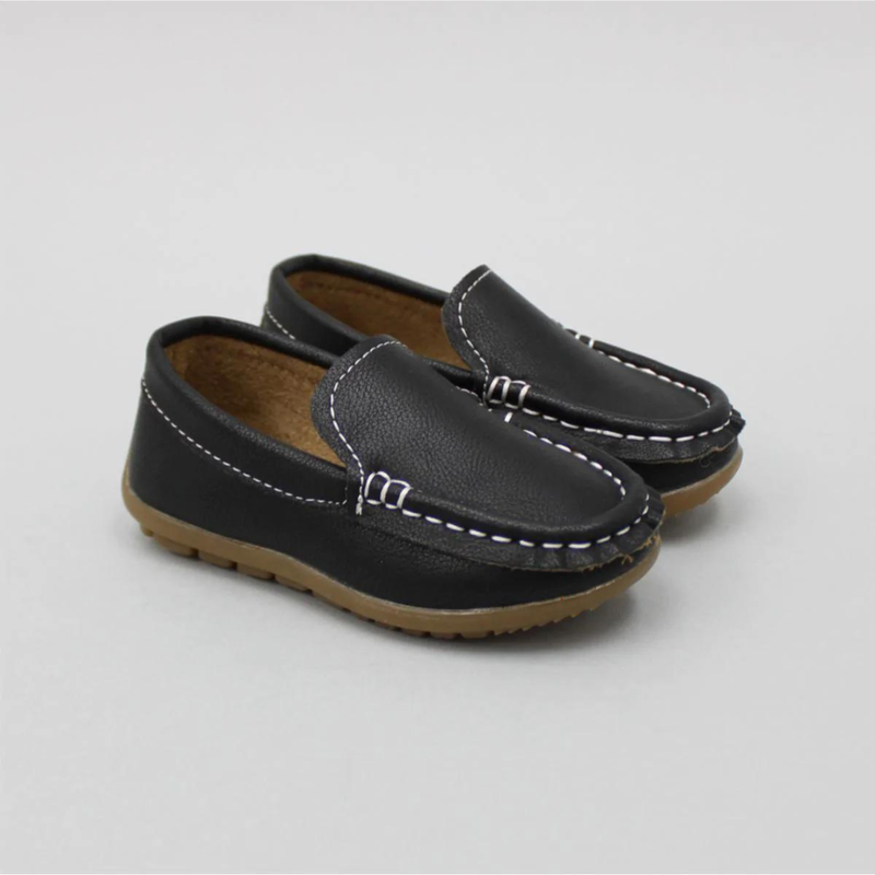 BLACK SLIP ON LOAFERS