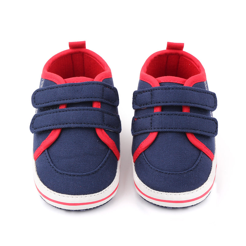 RED BLUE DOUBLE VELCRO SANDALS