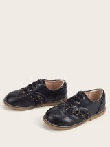 BLACK BROGUE SHOES