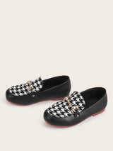 HOUNDSTOOTH LOAFERS