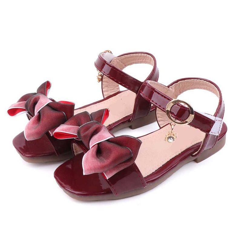 WINE PEEPTOE BOW BELLIES