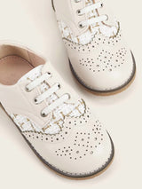 BEIGE BROGUE SHOES