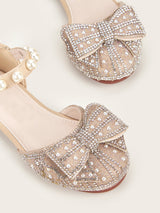 STUDDED BOW GOLDEN BELLIES