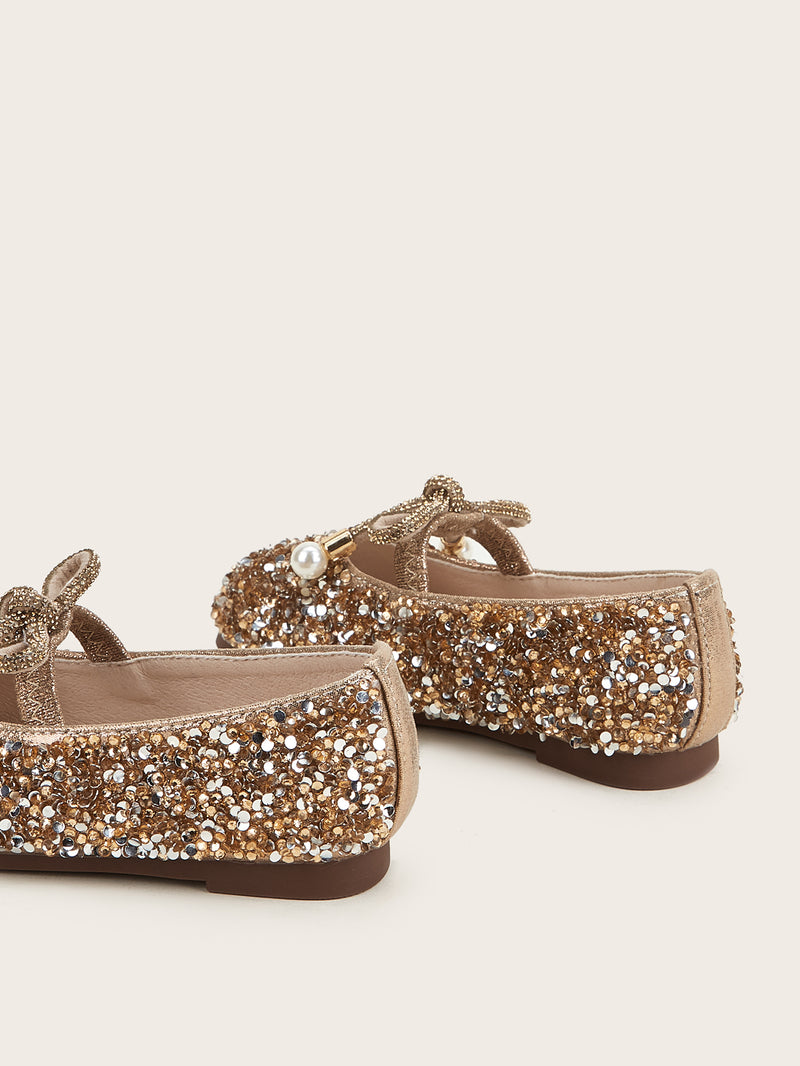 DAZZLING GLITTERY KNOT GOLD BELLIES