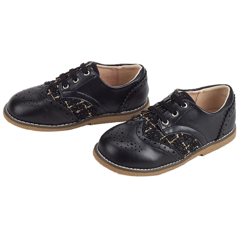 BLACK BROGUE SHOES